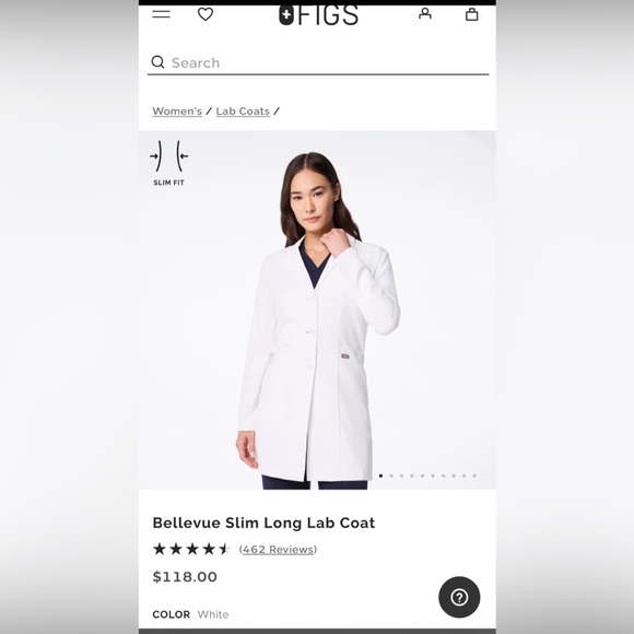 Figs White Professional Lab Coat - Picture 7 of 7